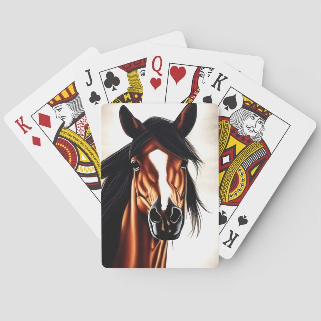 Baraja De Cartas El Majestuoso Mustang - El Espíritu De Libertad (Reverso)