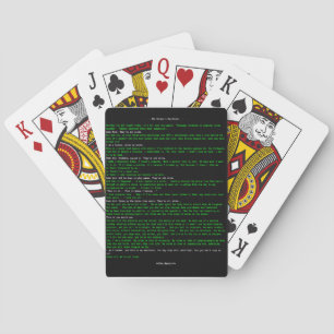 Baraja De Cartas El Manifiesto del Hacker