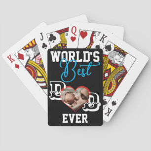 Baraja De Cartas El mejor papá del mundo con foto
