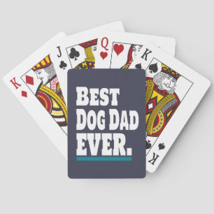 Baraja De Cartas El mejor papá del perro alguna vez divertido