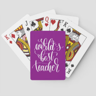 Baraja De Cartas El mejor profesor del mundo