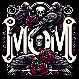 Baraja De Cartas El MOM Cruza Los Cránulos Y Rosas