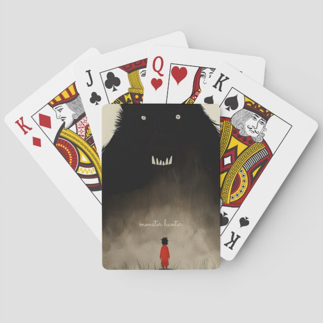 Baraja De Cartas El monstruo y el niño (Reverso)