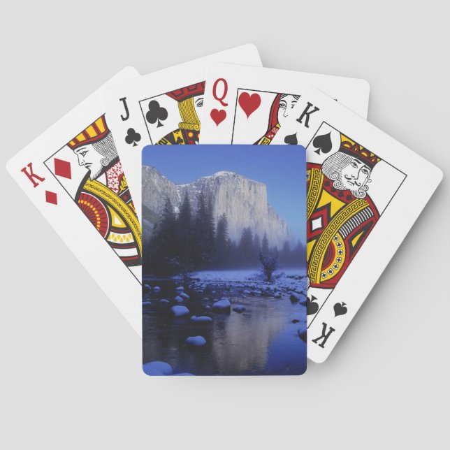 Baraja De Cartas El Monte El Capitán, Parque Nacional Yosemite, (Reverso)