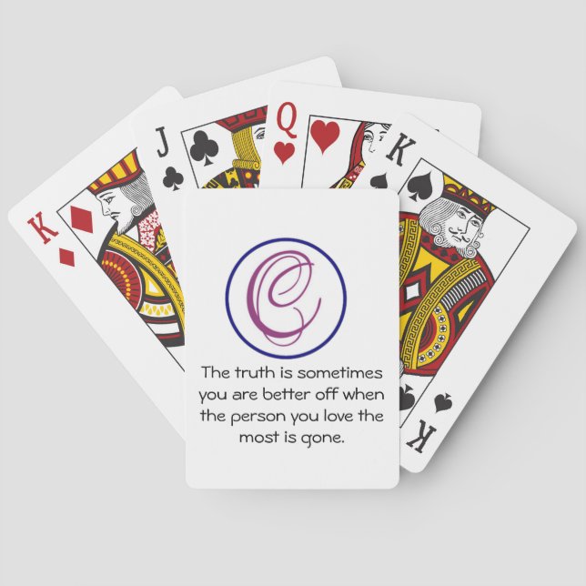 Baraja De Cartas El mundo debe ser bello (Reverso)