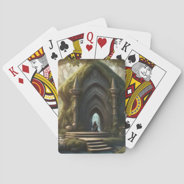 Baraja De Cartas El Mundo Elfo (Reverso)