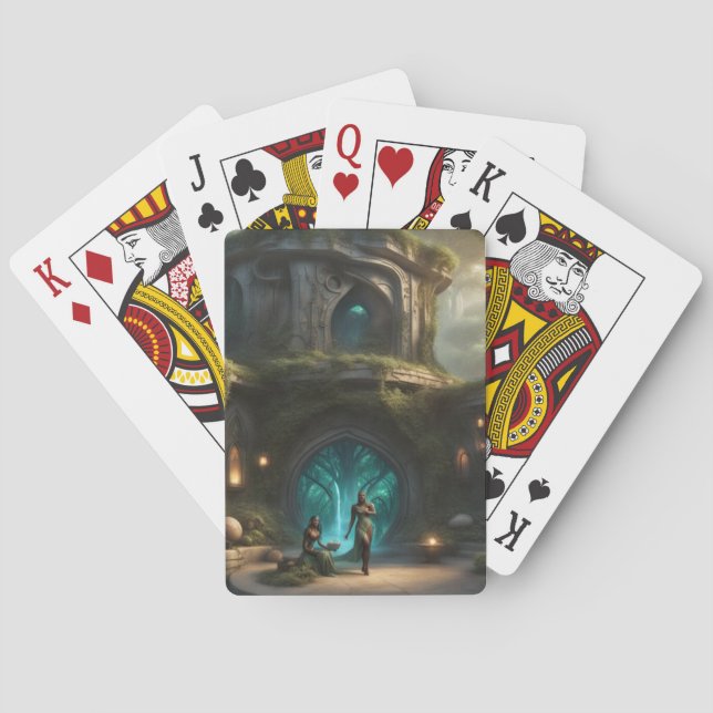 Baraja De Cartas El mundo Elven (Reverso)