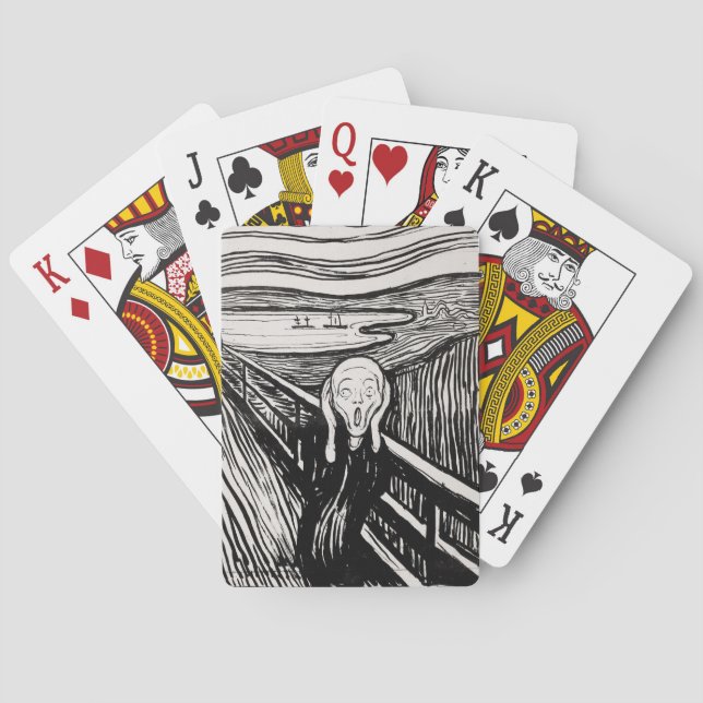 Baraja De Cartas El MUNDO Scream EDVARD 1895 (Reverso)