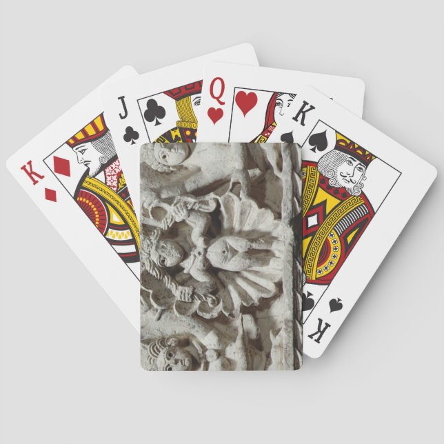 Baraja De Cartas El nacimiento de Venus (piedra caliza) (Reverso)