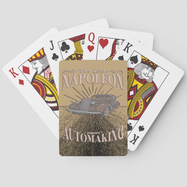 Baraja De Cartas El Napoleón Pequeño (Reverso)