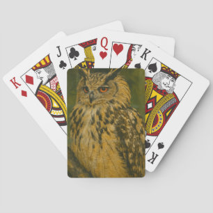 Baraja De Cartas El observador - lechuza águila euroasiática a la l