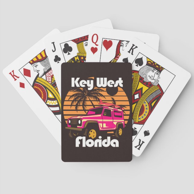 Baraja De Cartas El oeste de Florida (Reverso)