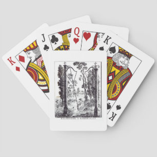 Baraja De Cartas El oscilación del jardín en Rambouillet, del 'DES