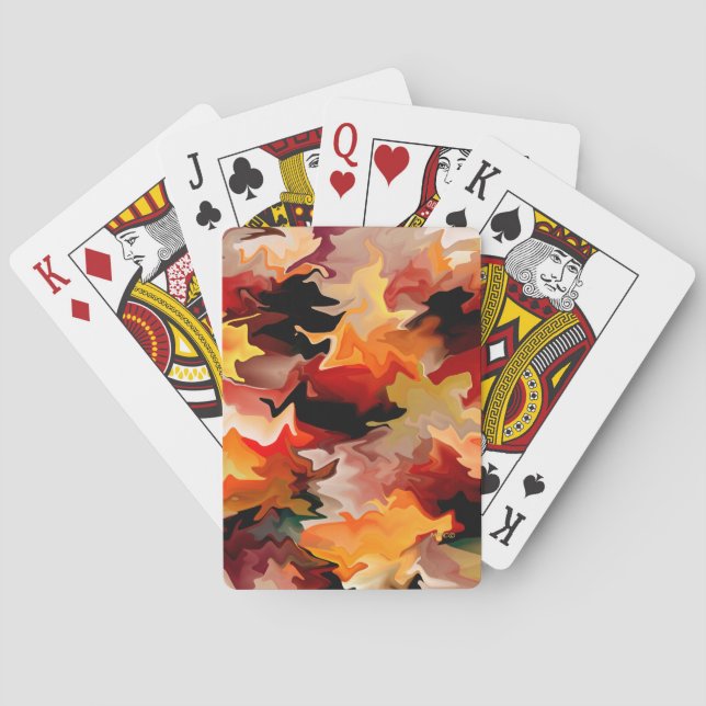 Baraja De Cartas El otoño......... (Reverso)