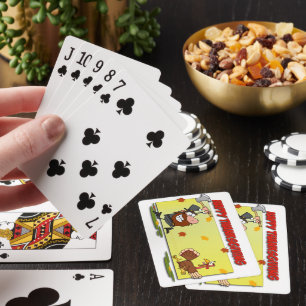 Baraja De Cartas El peregrino de las hojas graciosas de SlipperyJoe