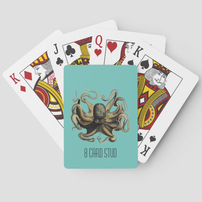 Baraja De Cartas El perno prisionero de 8 tarjetas personaliza (Reverso)