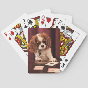 Baraja De Cartas El perrito juega a tarjetas