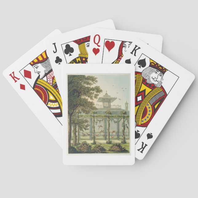 Baraja De Cartas El Pheasantry, grabado por José Constantina Sta (Reverso)