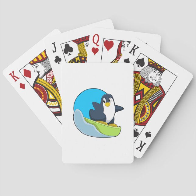 Baraja De Cartas El pingüino como snowboard con Sonowboard.PNG (Reverso)