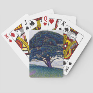 Baraja De Cartas El pino Bonaventure, pintura al óleo, Paul Signac