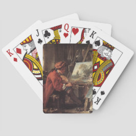 Baraja De Cartas El pintor en su estudio (por François Boucher)