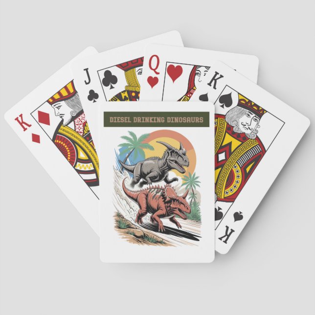 Baraja De Cartas El Poder del Diésel (Reverso)
