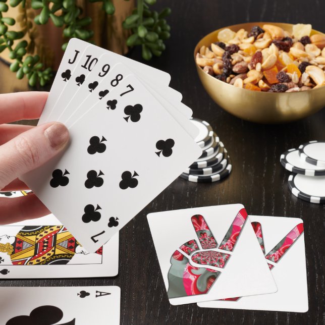 Baraja De Cartas El poder en la palma: El saludo de los dos dedos (In Situ)