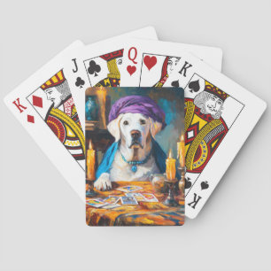 Baraja De Cartas El Pooch Místico   Gracioso perro de Fortuneteller
