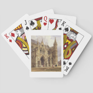 Baraja De Cartas El pórtico del noroeste de la catedral de