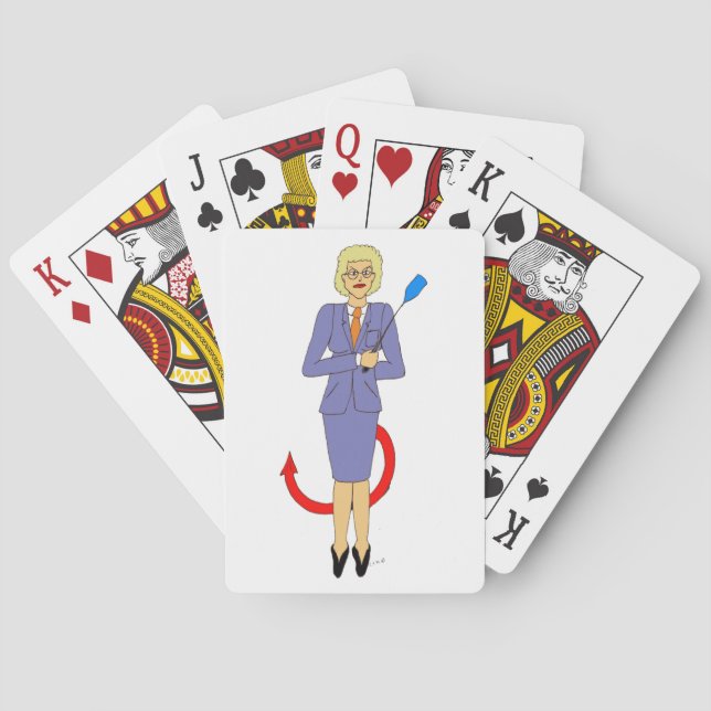 Baraja De Cartas El Profesor Malvado (Reverso)