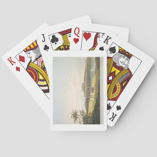 Baraja De Cartas El puente armenio, cerca del soporte de St Thomas, (Reverso)