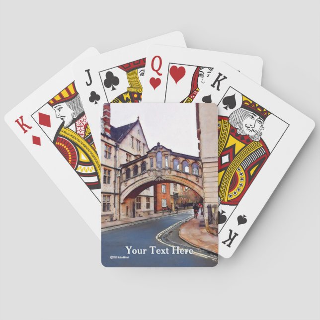 Baraja De Cartas El puente de los suspiros - Oxford (Reverso)