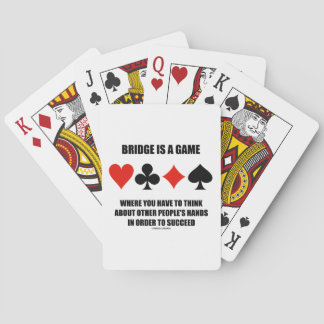 Baraja De Cartas El Puente Es Un Juego En El Que Tienes Que Pensar