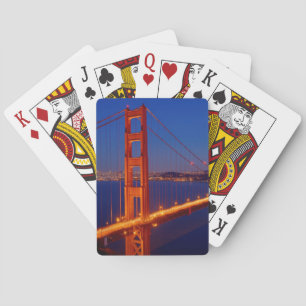 Baraja De Cartas El puente icónico con San Francisco