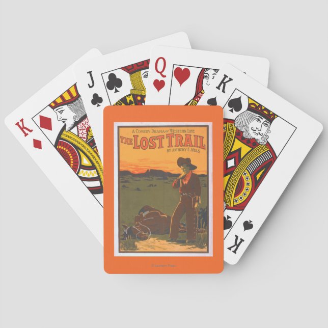 Baraja De Cartas El rastro perdido - vida occidental del drama de (Reverso)