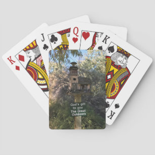 Baraja De Cartas El regalo de Dios, el gran Rótulo al aire libre