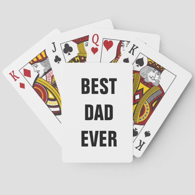 Baraja De Cartas El regalo de Personalizado de cumpleaños del Día d (Reverso)