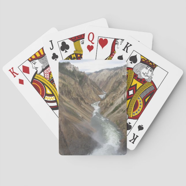Baraja De Cartas El río Yellowstone (Reverso)