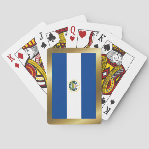 Baraja De Cartas El Salvador Flag Playing Cards