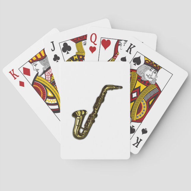 Baraja De Cartas El Saxofón (Reverso)