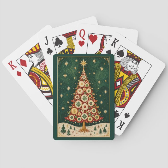 Baraja De Cartas El Siempreverde Celestial (Reverso)