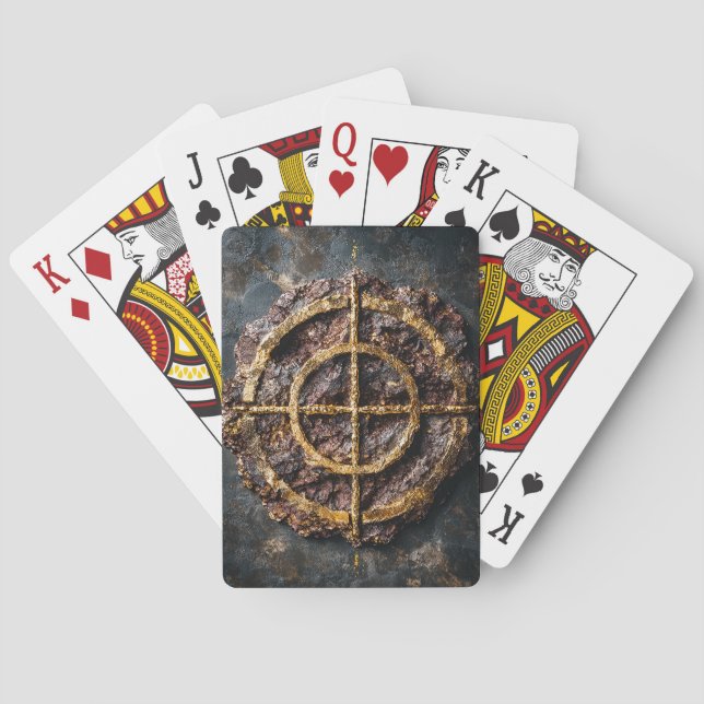 Baraja De Cartas El Símbolo Dorado (Reverso)