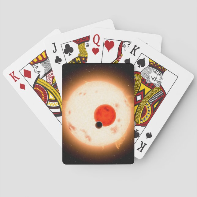 Baraja De Cartas El sistema Kepler-16. (Reverso)