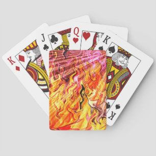 Baraja De Cartas El sol a través de las llamas.....