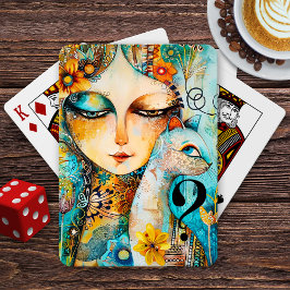 Baraja De Cartas El sospechoso arte de gatos