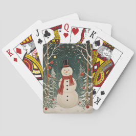 Baraja De Cartas El sueño invernal de Snowman