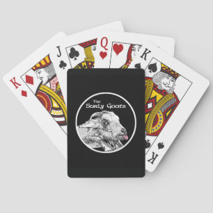 Baraja De Cartas El Tablero de Dardos de las Cabras Malhumoradas