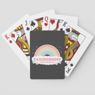 Baraja De Cartas ¡El Taxidermista Lo Atraviesa! Arcoiris con nubes 