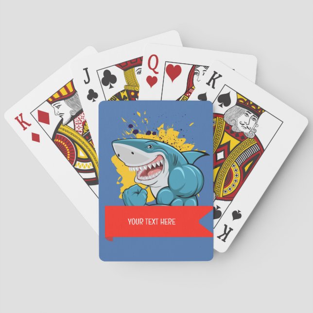 BARAJA DE CARTAS EL TIBURÓN  (Reverso)