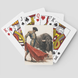 Baraja De Cartas El torero y el toro